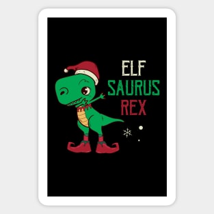 Elf Saurus Rex Sticker